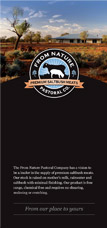 Brochure design - From Nature Pastoral Co.